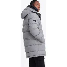 Ombre OMBRA Winterjacke Bunte Retro-Sportjacke braun 2