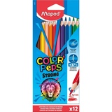 Maped COLOR'PEPS STRONG Buntstifte farbsortiert, 12 St.