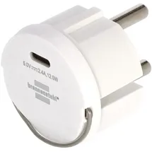 Brennenstuhl Steckdosenadapter USB-C Weiß