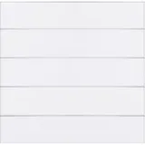 tetzner & jentsch T & J Farö-Serie HPL-Steckzaunsystem Zaunset Weiß 179,2 x 177,5 cm