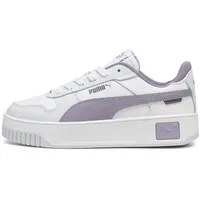 Puma Damen Carina Street Sneaker, White-Pale Plum-Silver Mist, 37.5 EU