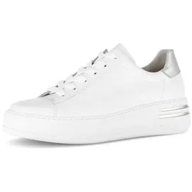 Gabor Sneaker Damen Weite E Silber/Weiß 40,5