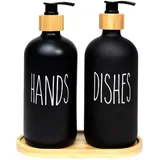 Intirilife Seifenspender 500ml Schwarz