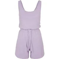 URBAN CLASSICS Ladies Short Sleeveless Modal Jumpsuit in Violet, Größe 4XL