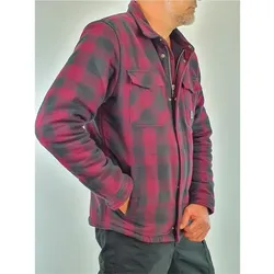 Vintage Industries Holzfäller Hemd Jacke CRAFT burgundy 3XL