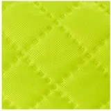 maDDma Stoff 1m neonfarbener Meterware Raute Steppstoff, neongelb gelb