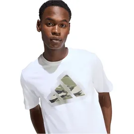 adidas Camo Modern Logo Graphic weiß L
