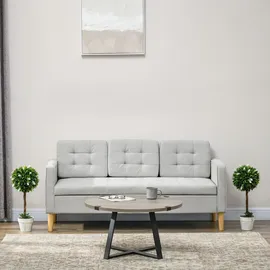 Homcom Kunstpflanze Kunststoff, Zement weiß 14,5L x 14,5B x 60H cm