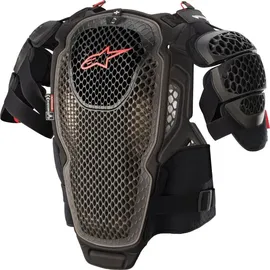 Alpinestars Brustprotektor A-6 M/L Schwarz/Dunkelgrau/Rot