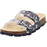 superfit Fussbettpantoffel Blau/Mehrfarbig 25
