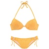 Push-Up-Bikini, gelb