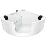 AcquaVapore Badewanne mit Tür Eckbadewanne 150 x 150 cm (S70-TH)