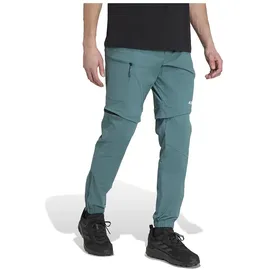 adidas Terrex Utilitas Hiking Zip-off Hosen - Preloved Teal - XL