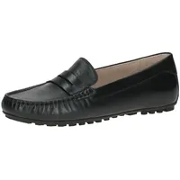 CAPRICE Damen Mokassins aus Leder Elegant, Schwarz (Black Nappa), 39 EU