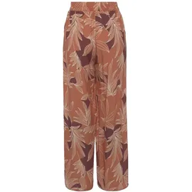 LASCANA Palazzohose Damen orange-aubergine bedruckt Gr.34