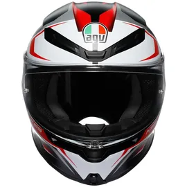 AGV K6 S Karve Integralhelm - Matt Schwarz/Weiß/Rot / M