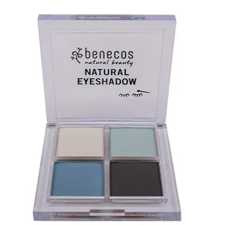 benecos Natural Quattro Eyeshadow true blue