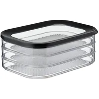 Mepal Modula 3-lagig schwarz 3 x 550 ml