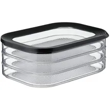 Mepal Modula 3-lagig schwarz 3 x 550 ml