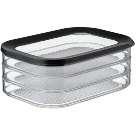 Mepal Modula 3-lagig schwarz 3 x 550 ml