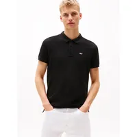 Tommy Hilfiger Tommy Jeans Poloshirt TJM SLIM PLACKET POLO EXT schwarz XXL (54)