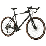 Airtracks 28 Zoll Herren Gravel Bike Whisper 7.0 Fahrrad 2 x 10 Gang Shimano GRX-400 Schwarz - Rahmenhöhen 52cm und 56cm - Modell 2024 (52cm (Körpergröße 170-185cm))