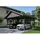 SKANHOLZ Doppel-Carport Wallgau 6,20 x 5,00 m grau mit roten Schindeln
