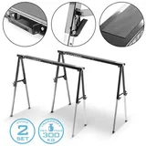 STAHLWERK Arbeitsbock Metall 645 - 910 mm schwarz höhenverstellbar