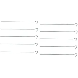 mobilibrico Zelthering 30cm Metall mit offener Ose 10 Stuck im Polybeutel