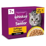 Whiskas Geflügel Auswahl in Sauce 12 x 85 g