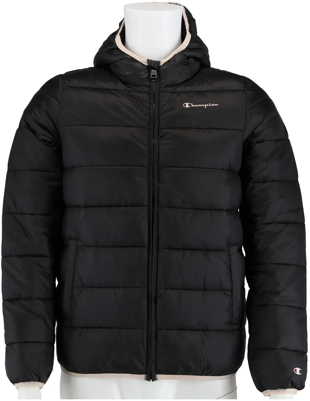 Champion Steppjacke (wattiert mit Kapuze) anthrazitgrau Kinder