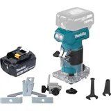 Makita DRT 52 F1 Akku Kantenfräse 18 V 6 mm Brushless + 1x Akku 3,0 Ah - ohne Ladegerät