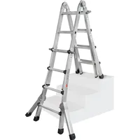 Iller-Leiter Teleskopleiter Levelmaster 4x6 Spross.+Ausleger 64216