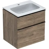 Geberit iCon 60x63x48cm, we/KeraTe, nuss/Griff la. ma