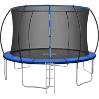 Tectake tectake® Trampolin Jumpy Ø 366 cm, GS- mit Sicherheitsnetz