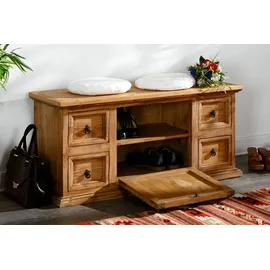 1a Direktimport Schuhbank 0 x 0 x 0 cm Pinie massiv / Landhausstil