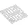 ACO Edelstahlrost 100 x 100 mm, für Balkon/Terrassenablauf