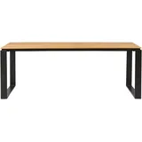Schou Martinus Gartentisch 210 x 100 x 75 cm Schwarz