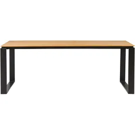 Schou Martinus Gartentisch 210 x 100 x 75 cm Schwarz