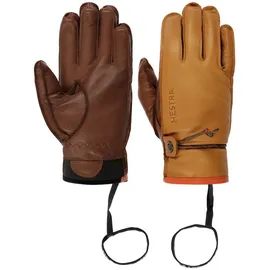Hestra Wakayama - 5 Finger Handschuhe brown, braun, 8.0