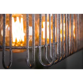KAWOLA LORCA 5-flg.  Durchmesser 60 cm Metall silber