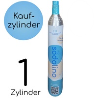 sodalino CO2-Zylinder 425g CO2-Zylinder, Zubehör für Wassersprudler sodastream aarke grohe, 1 St., Lebensmittelkohlensäure E290