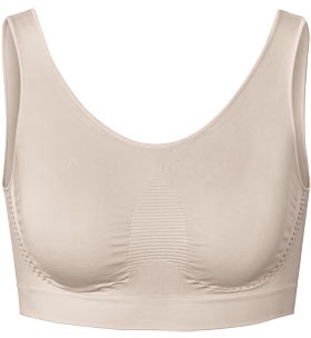 Tchibo - Seamless-Bustier - Creme - Gr.: S - weiß - S 36/38