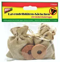 Reinex Insektenstopp Hausmittel gegen Kleidermotten, Lavendel 1378 , 1 Packung = 2 Säckchen