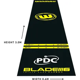 WINMAU Dartmatte Pro Zone Essential PVC