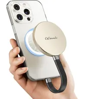 GiGimundo GQ20 Ultra-Slim Magnetic Portable SSD 1TB - Max 20Gbps High-Speed, kompaktes stylisches USB-C externes Laufwerk für Windows, Mac, Android - Rundes Design, schnelle Dateiübertragung