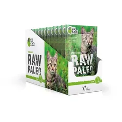 RAW PALEO für sterilisierte Katzen Wildfleisch 12x100g