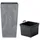 Prosperplast Urbi Square Effect 40 x 40 x 75 cm marengo