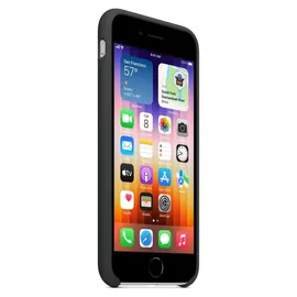 Apple iPhone SE Silikon Case 2022 mitternacht 