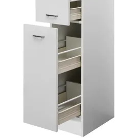 Flex-Well Apothekerschrank Wito 200 cm x 30 cm x 57 cm Weiß